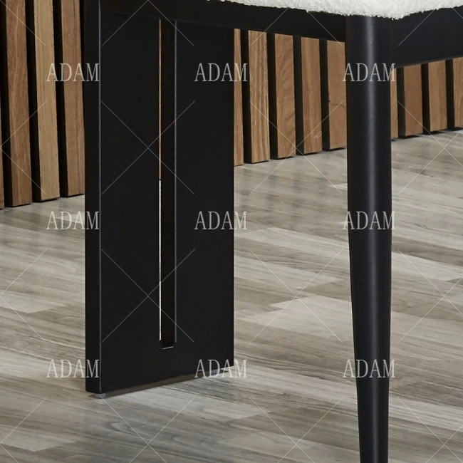 Fabric Cushion Seat Dining Chairs-4